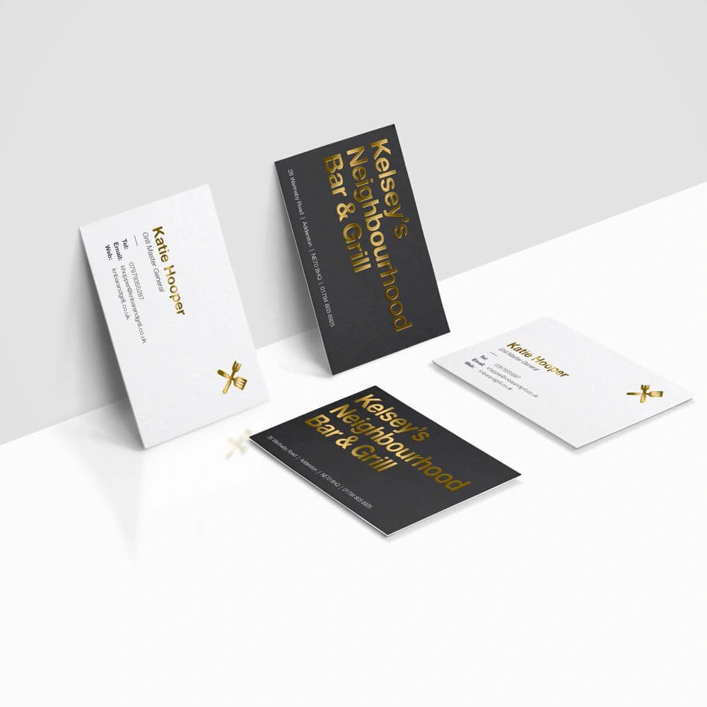 Foiled Business Cards