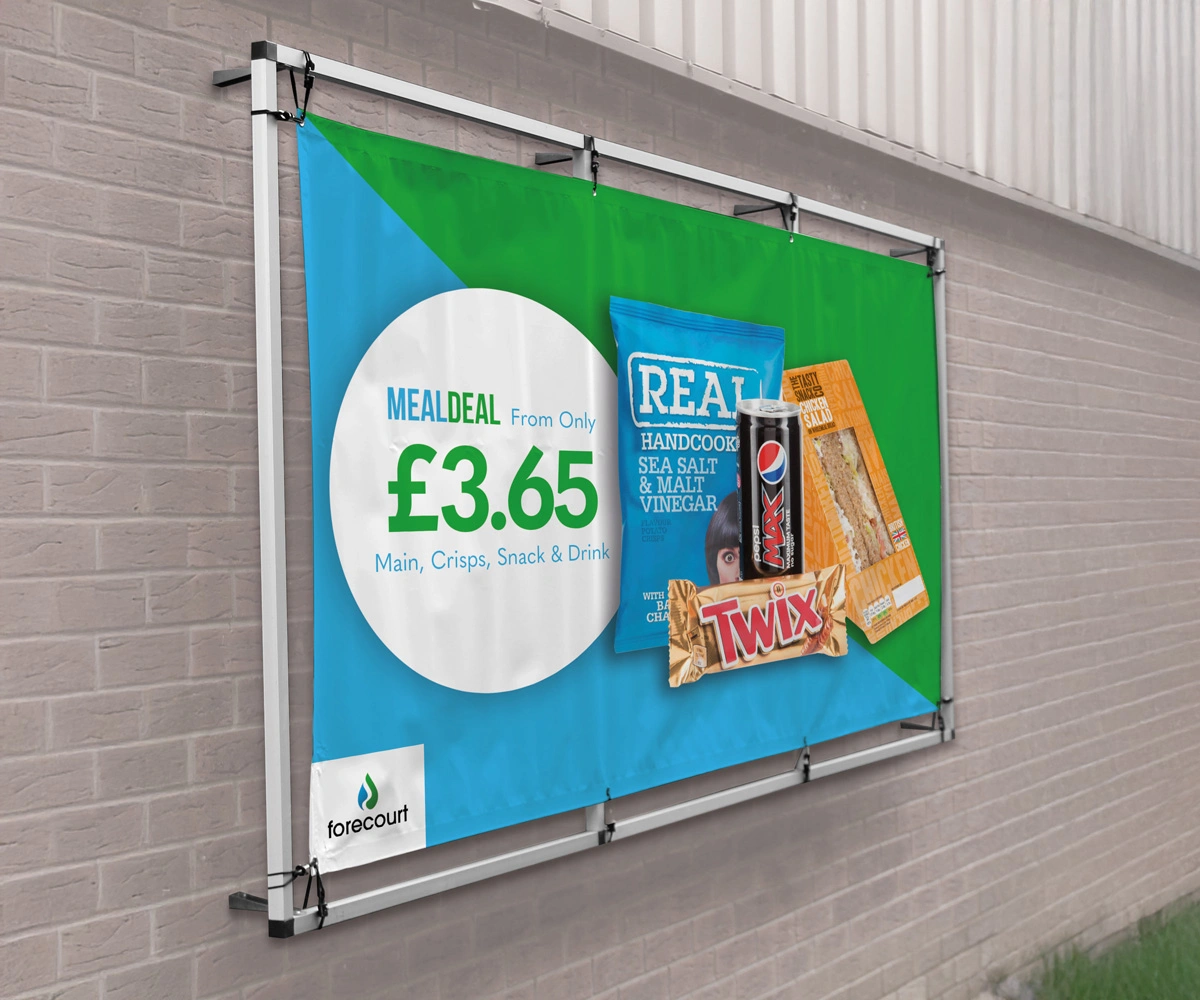 Wall Mounted Banner Frame