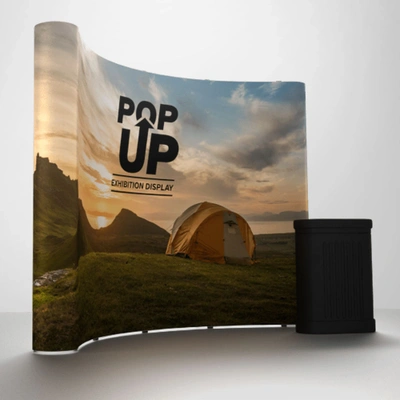 Traditional Pop Up - Curved