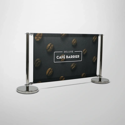 Deluxe Cafe Barrier 1500mm -  Single-Sided Front