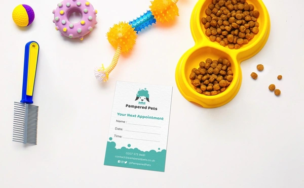  Animal Groomer Appointment Card