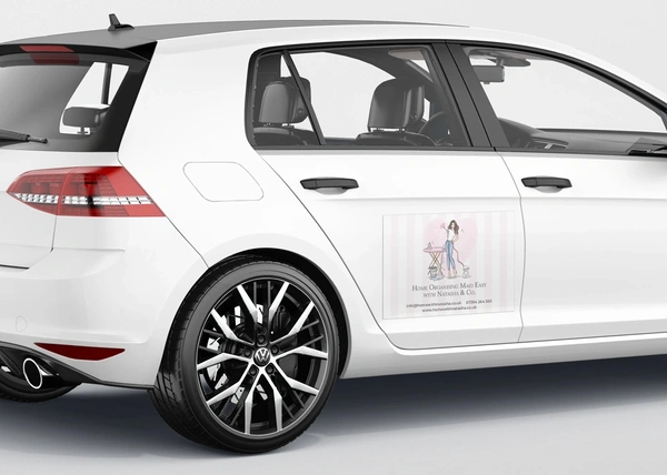 Home With Natasha - Car Magnet