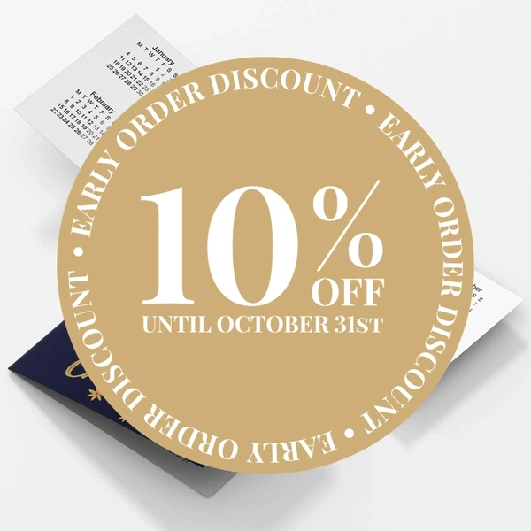  Pocket - Calendar - Short - Edge - Discount