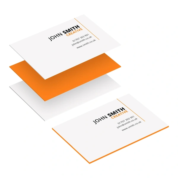 Multi-Layer Business Cards - Orange