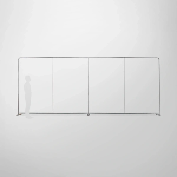 Stretch Fabric Wall Straight Frame - 6m