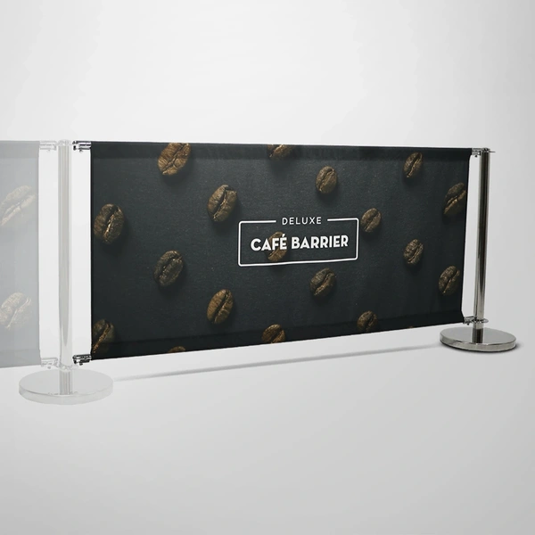 Deluxe Cafe Barrier 2000mm -  Sinlge-Sided Extension