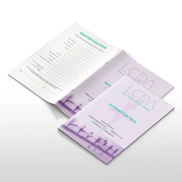 A5 Saddle Stitched Booklet