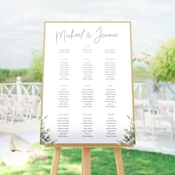  Product - Wedding - Table - Plan