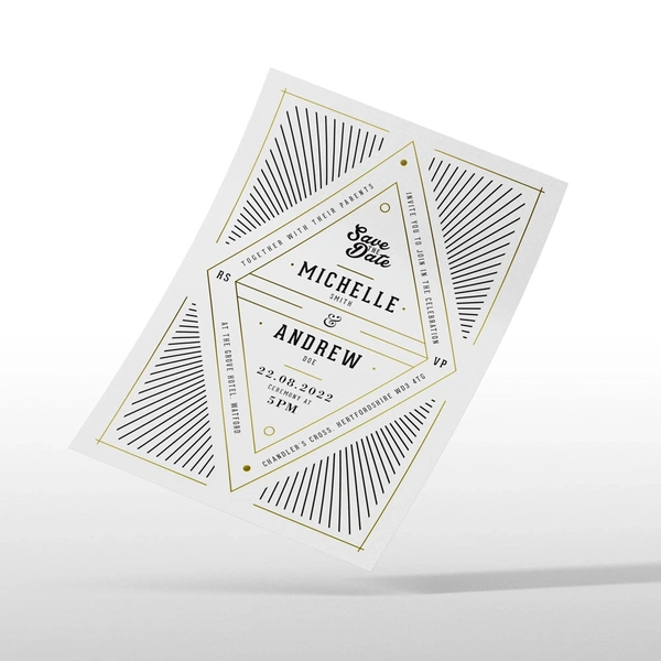 Gold Foiled Flyers