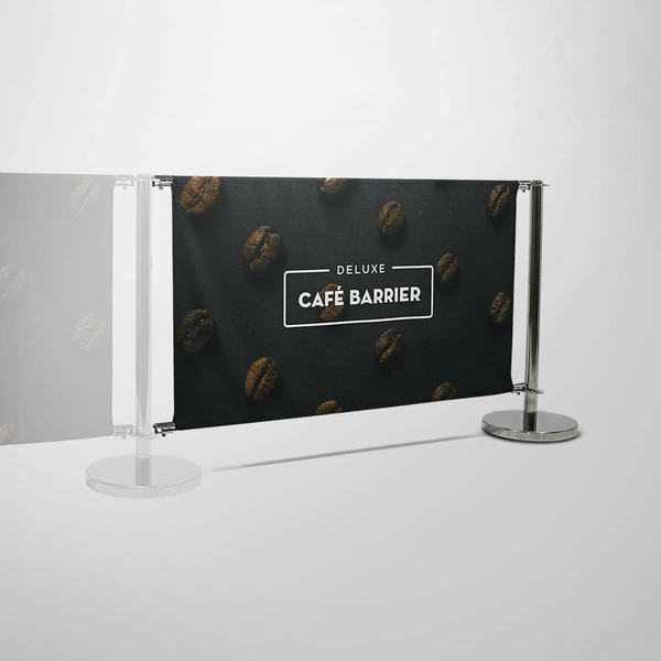 Deluxe Cafe Barrier 1500mm -  Double-Sided Extension