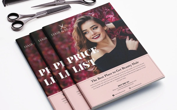  Hair Salon Stitched Book